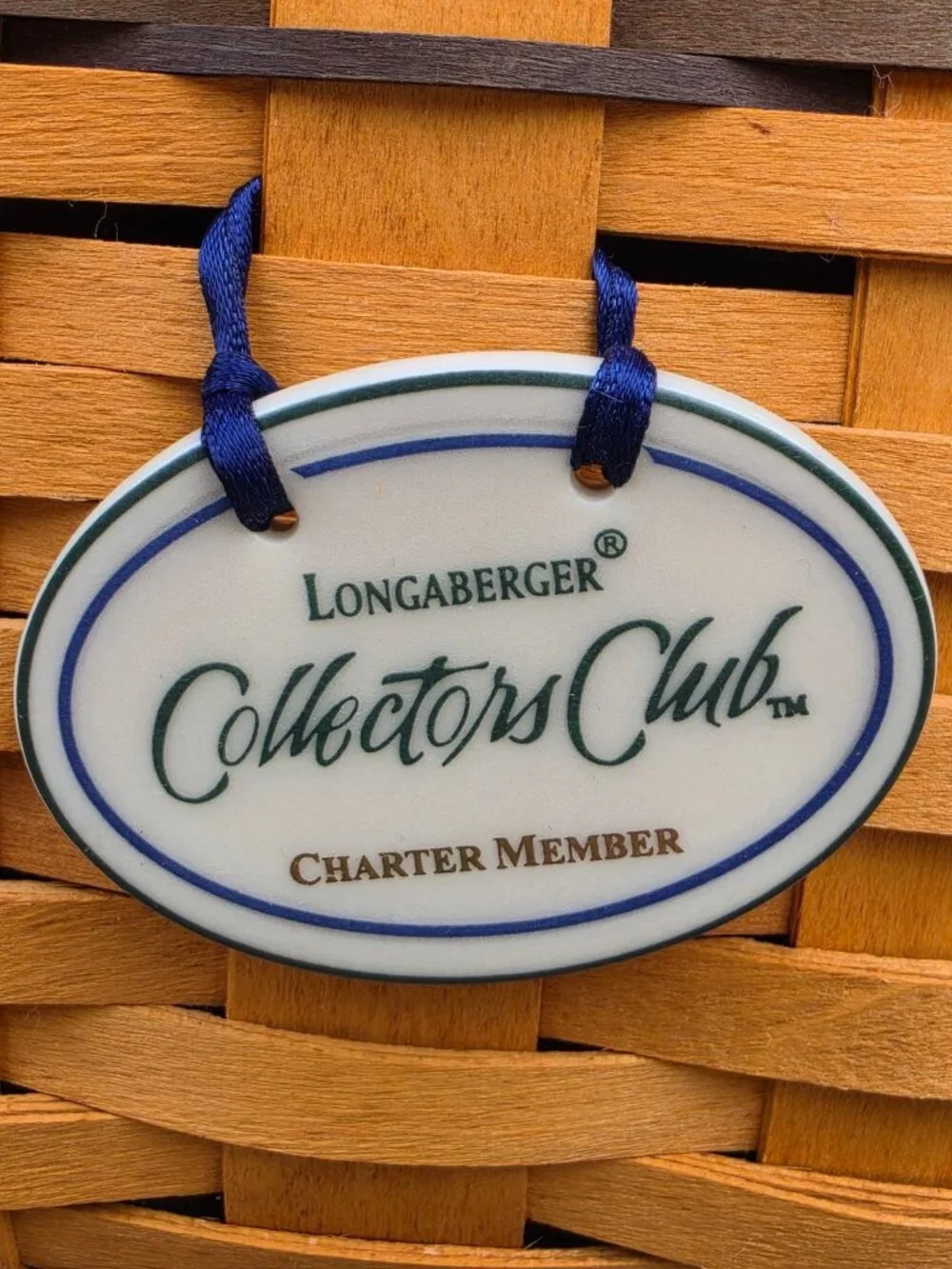 Vintage 1996 Longaberger Collectors Club Charter Member Basket Combo 97-03